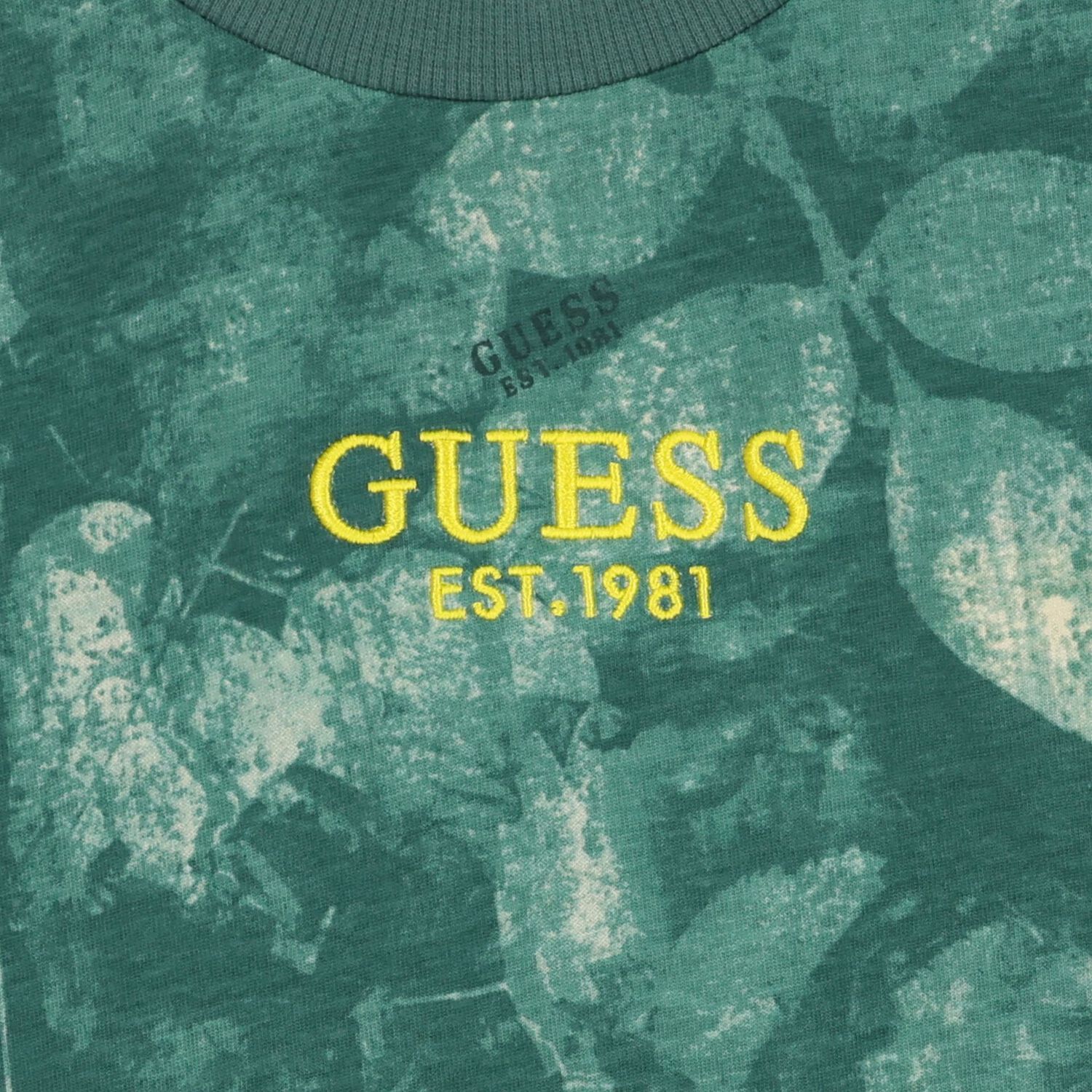 Boys Green Logo T-Shirt, 3, hi-res