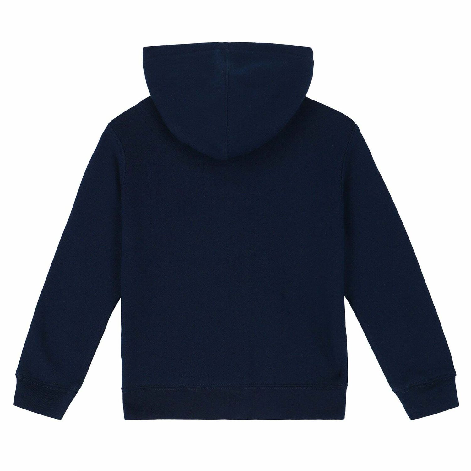 Boys Navy Logo Zip Up Top, 1, hi-res image number null