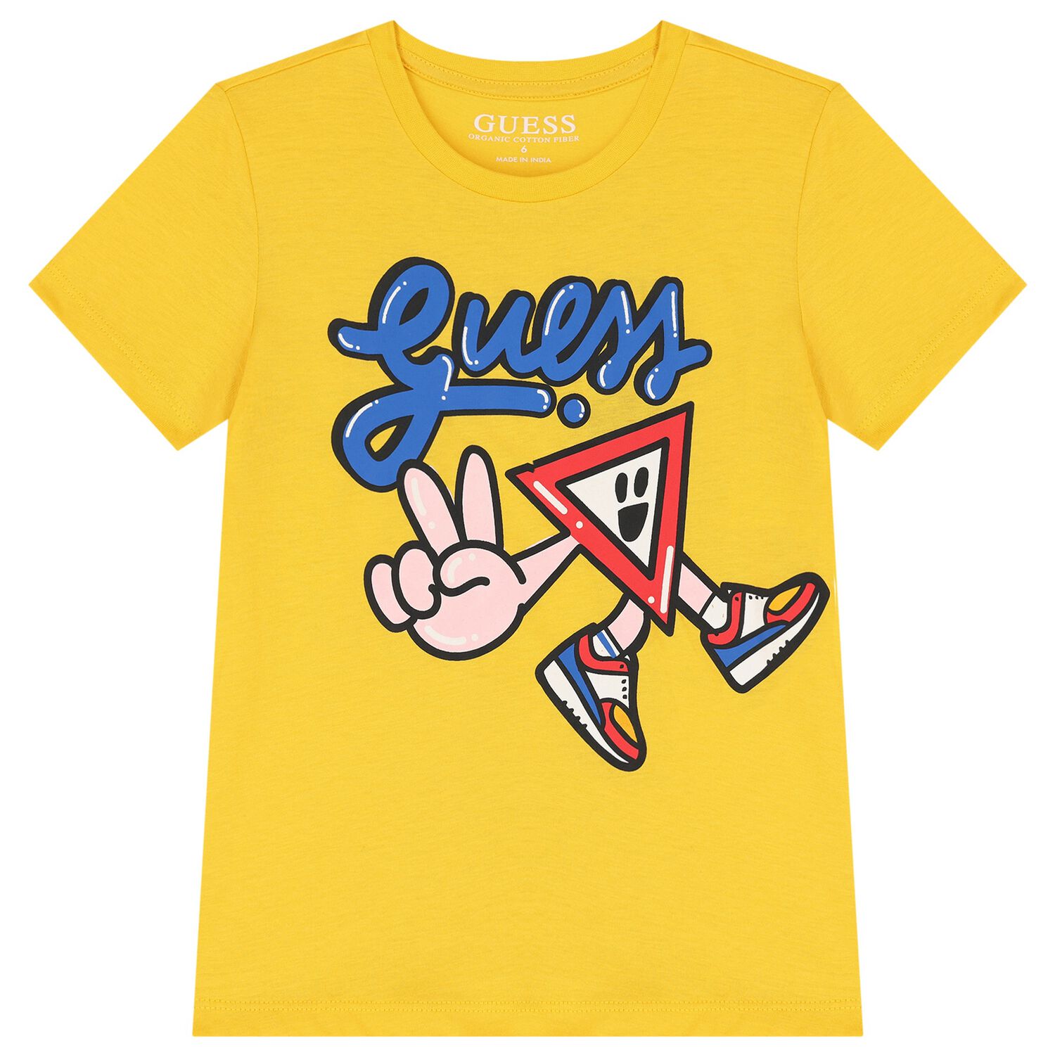 Boys Yellow Logo T-Shirt, 2, hi-res