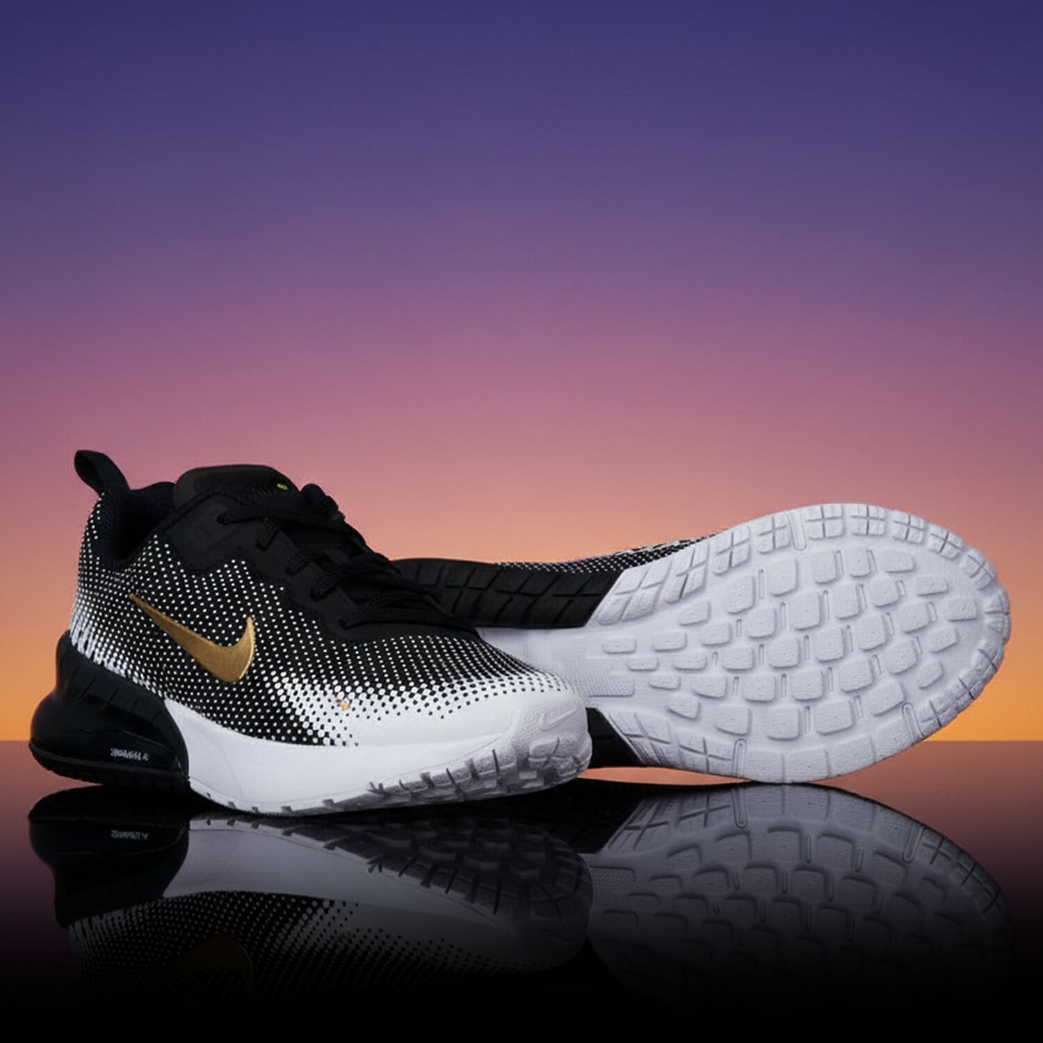 Black & White Air Max Phoenix Bg Trainers, 1, hi-res