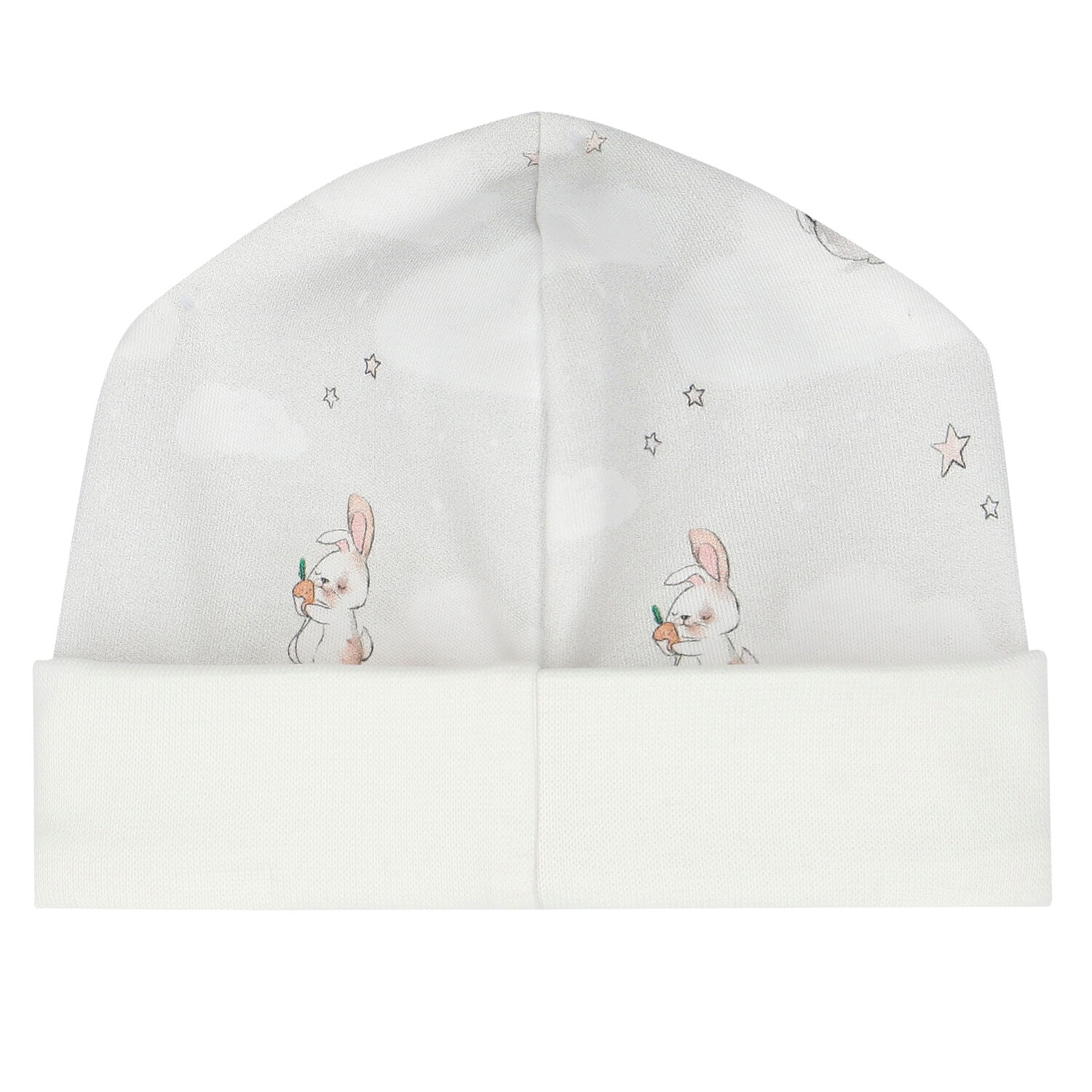 Grey Bunny Clouds Baby Hat, 1, hi-res image number null