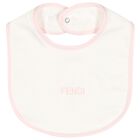 Baby Girls Pink & White Logo Babygrow Gift Set, 1, hi-res
