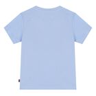 Younger Boys Blue Logo T-Shirt, 2, hi-res