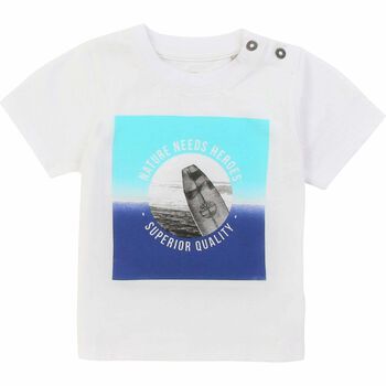 Younger Boys White T-Shirt