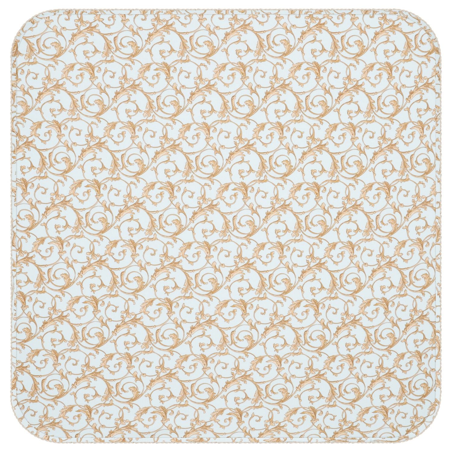 Baby Boys Blue & Gold Blanket, 1, hi-res