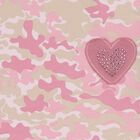 Girls Pink & Ivory Camouflage Trousers Set, 1, hi-res