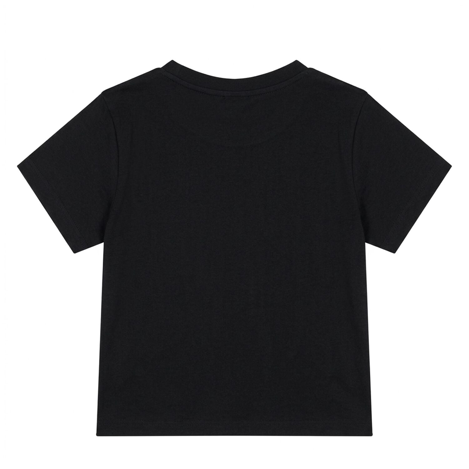 Younger Boys Black Logo T-Shirt, 5, hi-res