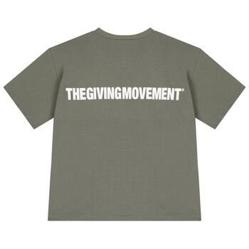 Green Logo Oversized T- Shirt