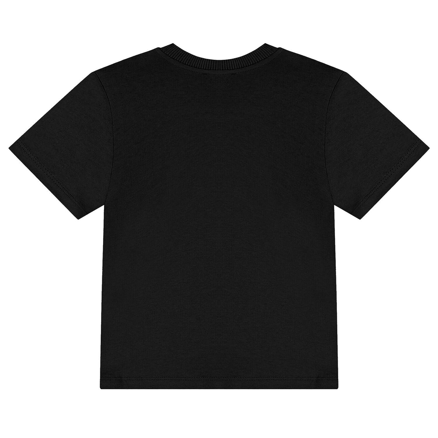 تي شيرت بشعار تيدي بير باللون الأسود, 3, hi-res