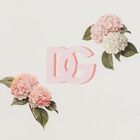 Baby Girls Pink & Ivory Logo Floral Blanket, 1, hi-res