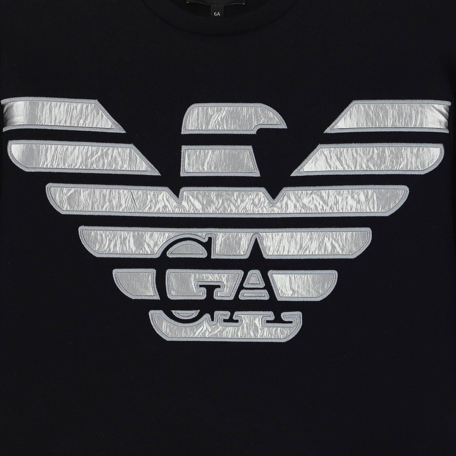 سويت شيرت بالشعار باللون الكحلي للأولاد, 1, hi-res