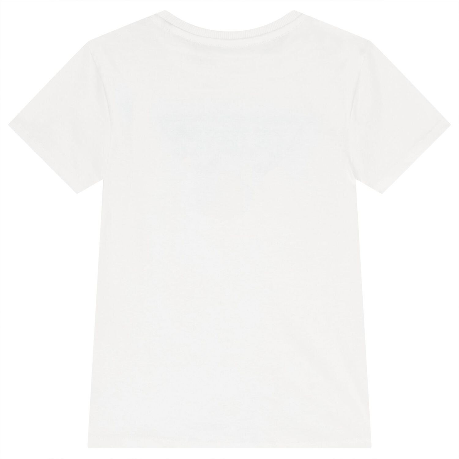 Boys White Logo T-Shirt, 1, hi-res