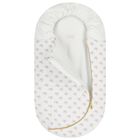 مدس للبنات بالشعار بفيونكه باللون الابيض , 1, hi-res