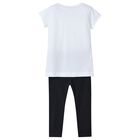 Girls White & Black Leggings Set, 3, hi-res