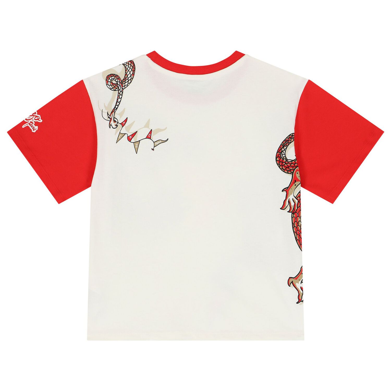 Ivory & Red Dragons T-Shirt, 1, hi-res
