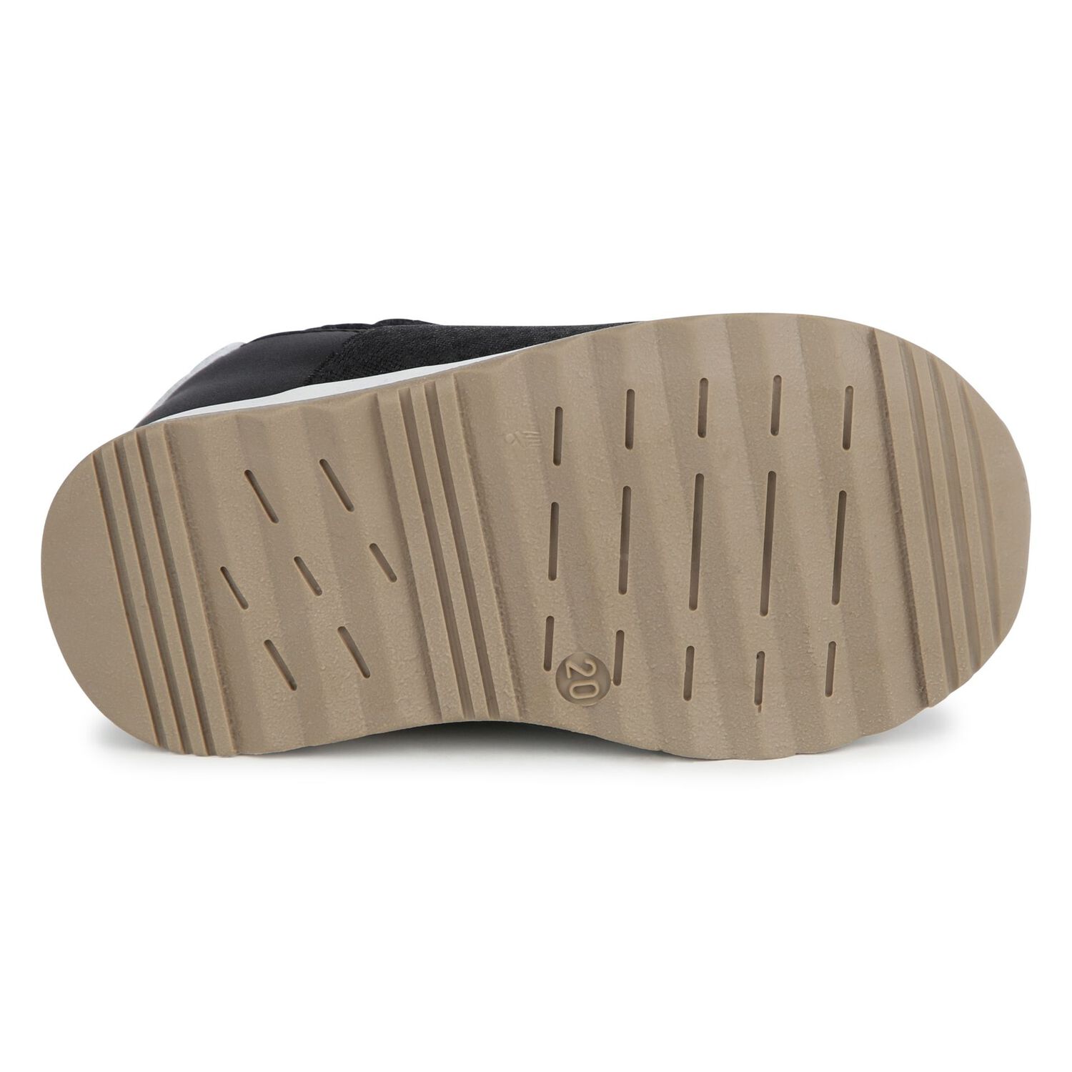 حذاء أولاد رياضي جلد باللون الأسود, 1, hi-res