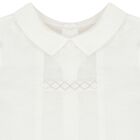 Baby Boys White & Ivory Shorts Set, 2, hi-res