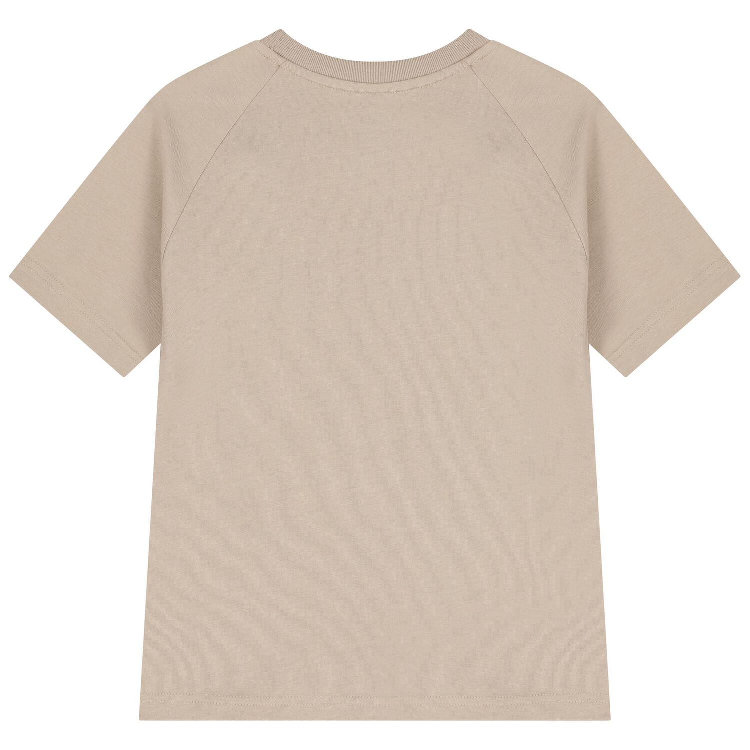 Boys Beige Logo T-Shirt, 1, hi-res
