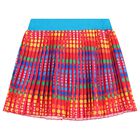 تنورة بنقاط مطوية باللون الوردي للبنات, 1, hi-res