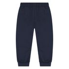 Younger Boys White, Beige & Navy Blue Tracksuit ( 3 Piece ), 2, hi-res
