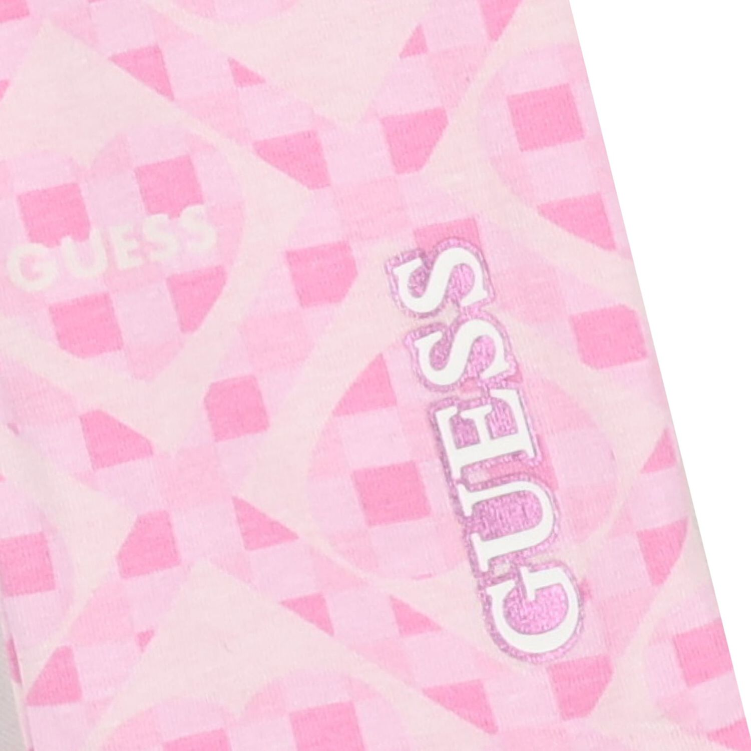 Girls Pink Logo Reversible Leggings, 1, hi-res