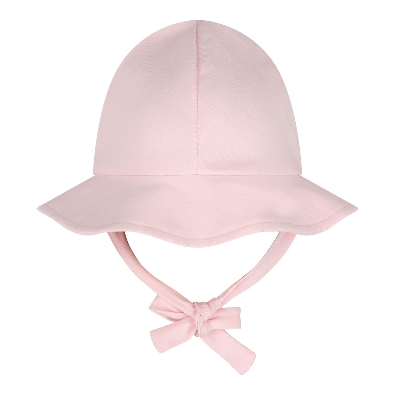 Baby Girls White & Pink Romper & Hat Set, 1, hi-res