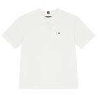 Boys White Logo T-Shirt, 1, hi-res