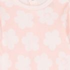 Baby Girls White & Pink Boke Flower Babygrows ( 2 Pack ), 2, hi-res