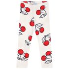 Younger Girls Red & White Cherry Leggings Set, 2, hi-res