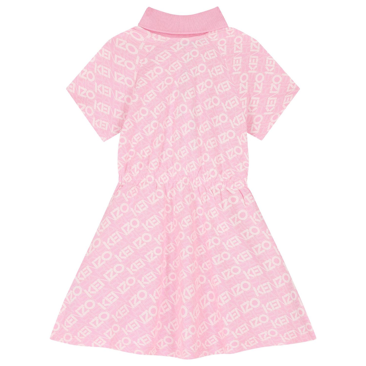 Girls Pink Logo Polo Dress, 1, hi-res image number null