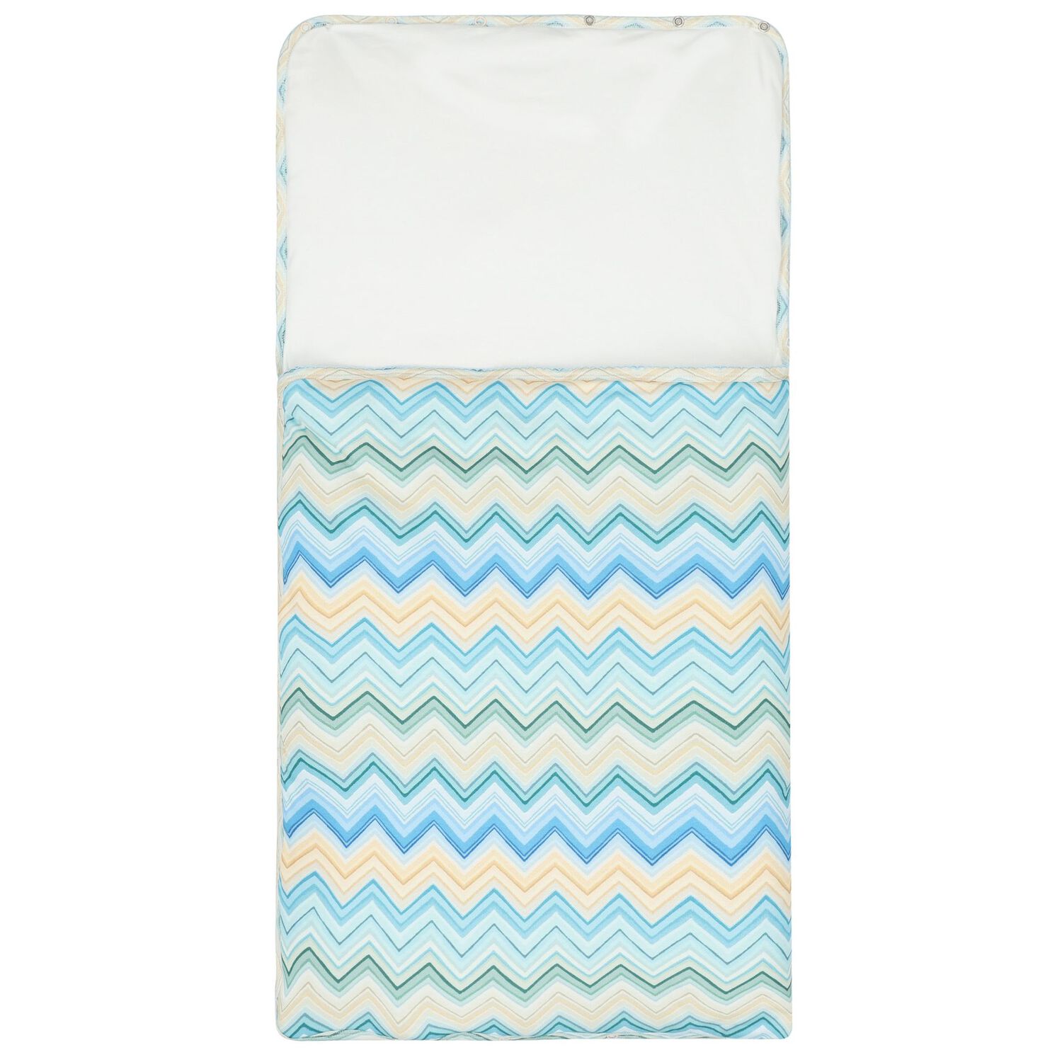 Blue & Yellow Zig Zag Baby Nest, 1, hi-res image number null
