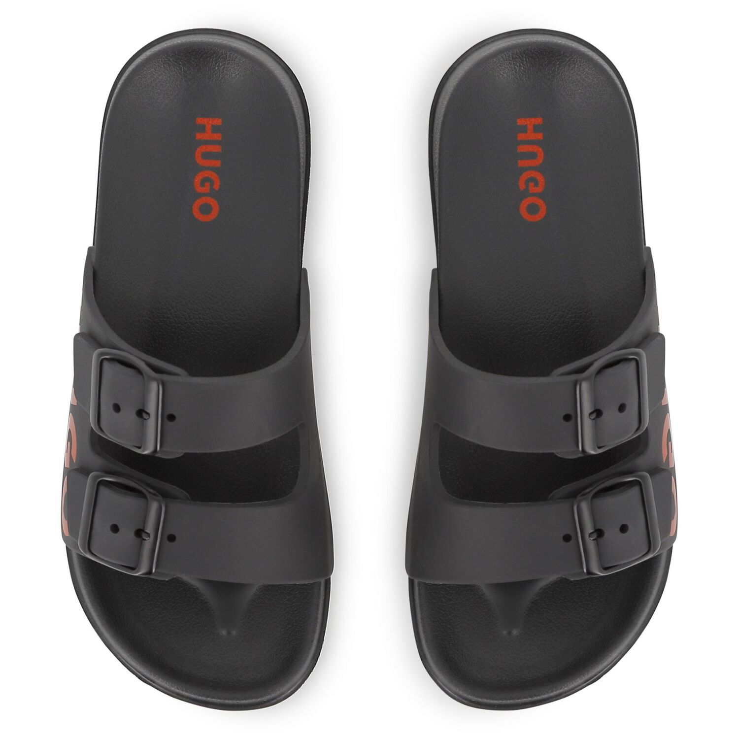 Boys Black Logo Sliders, 1, hi-res