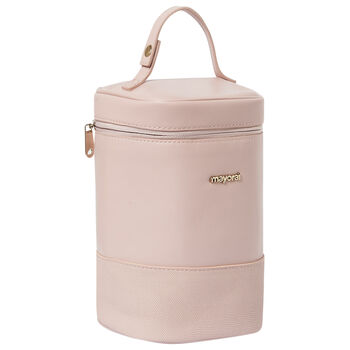 Pink Insulated Bottle Bag