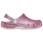 Girls Pink Glitter Classic Clogs Sandals , 1, hi-res