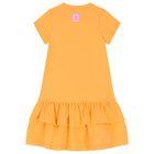 Girls Orange Logo Bag Dress, 1, hi-res