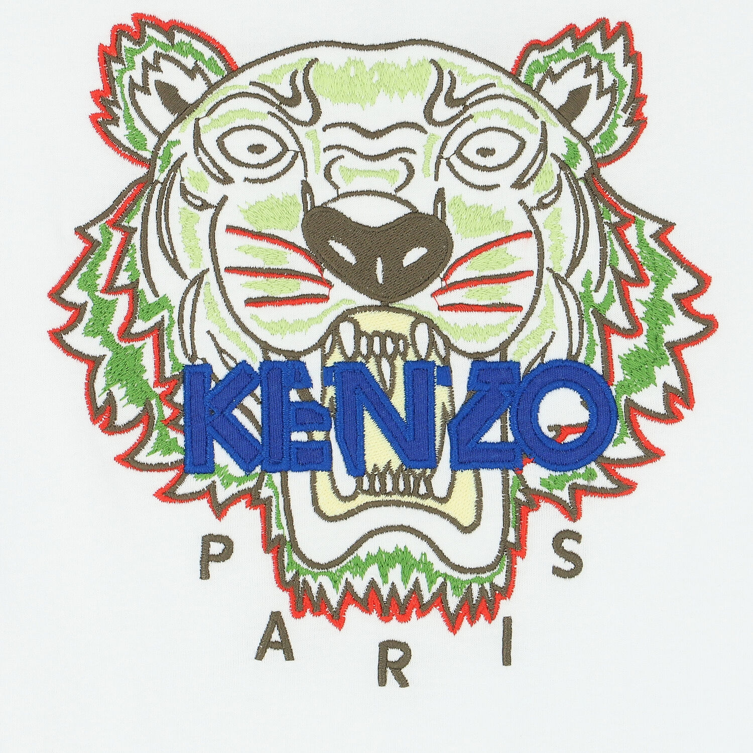 تيشيرت بشعار النمر باللون الابيض للاولاد, 1, hi-res