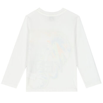 Boys White Elephant T-Shirt