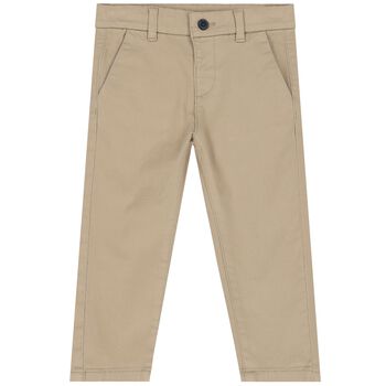 Younger Boys Beige Chino Trousers