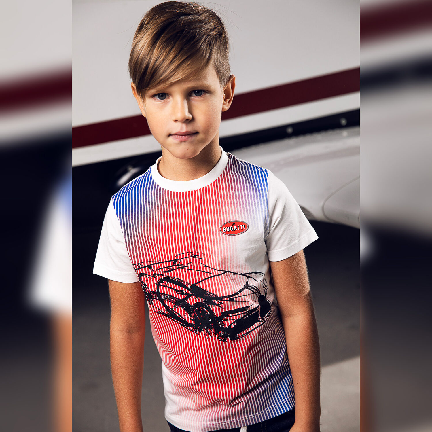 Boys White Logo T-Shirt, 1, hi-res