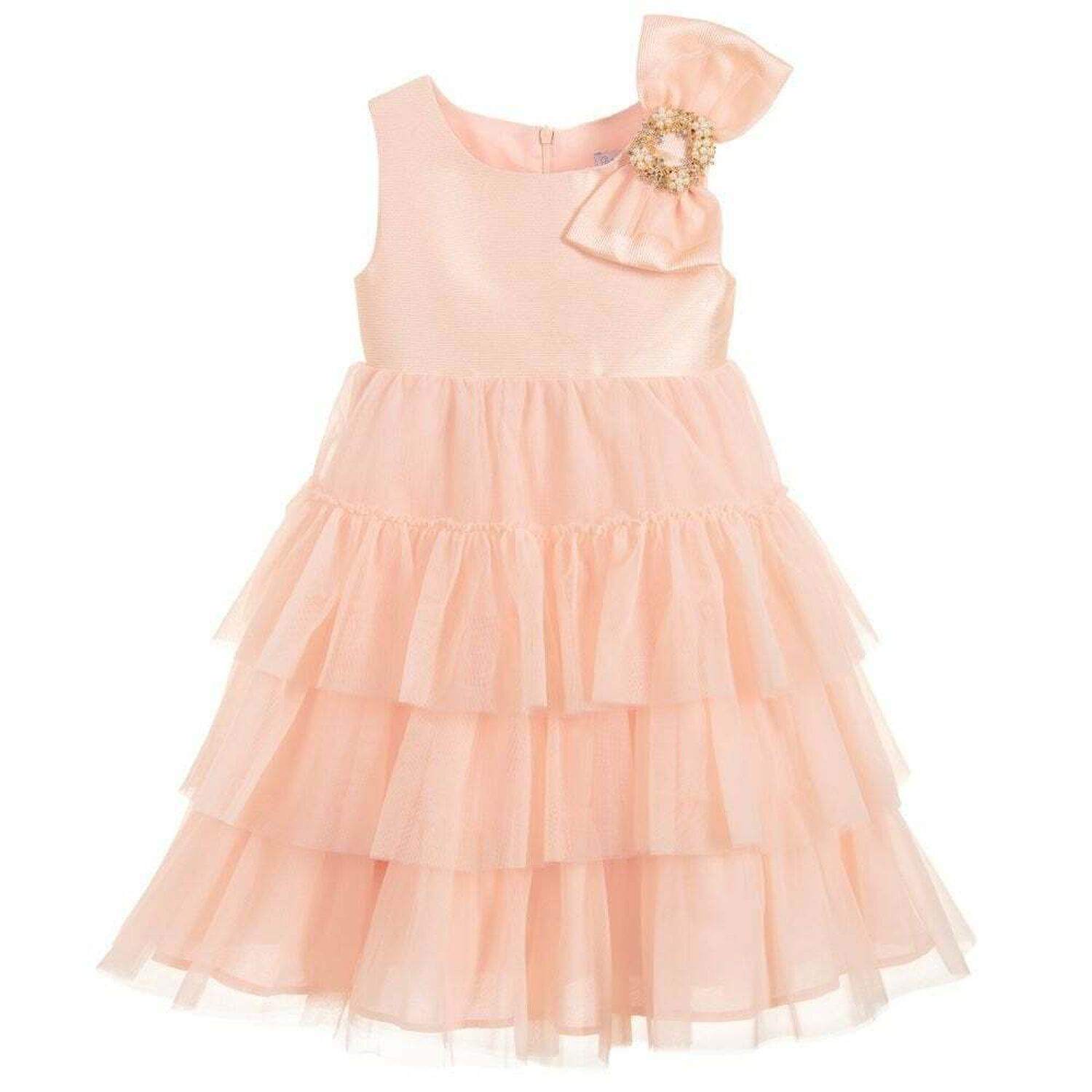 Girls Pink Haute Couture Dress, 1, hi-res image number null