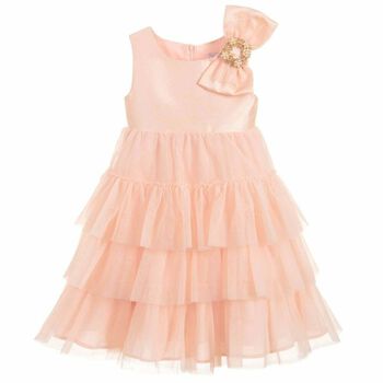 Girls Pink Haute Couture Dress