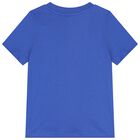 Boys Blue & Navy Blue Logo Shorts Set, 2, hi-res