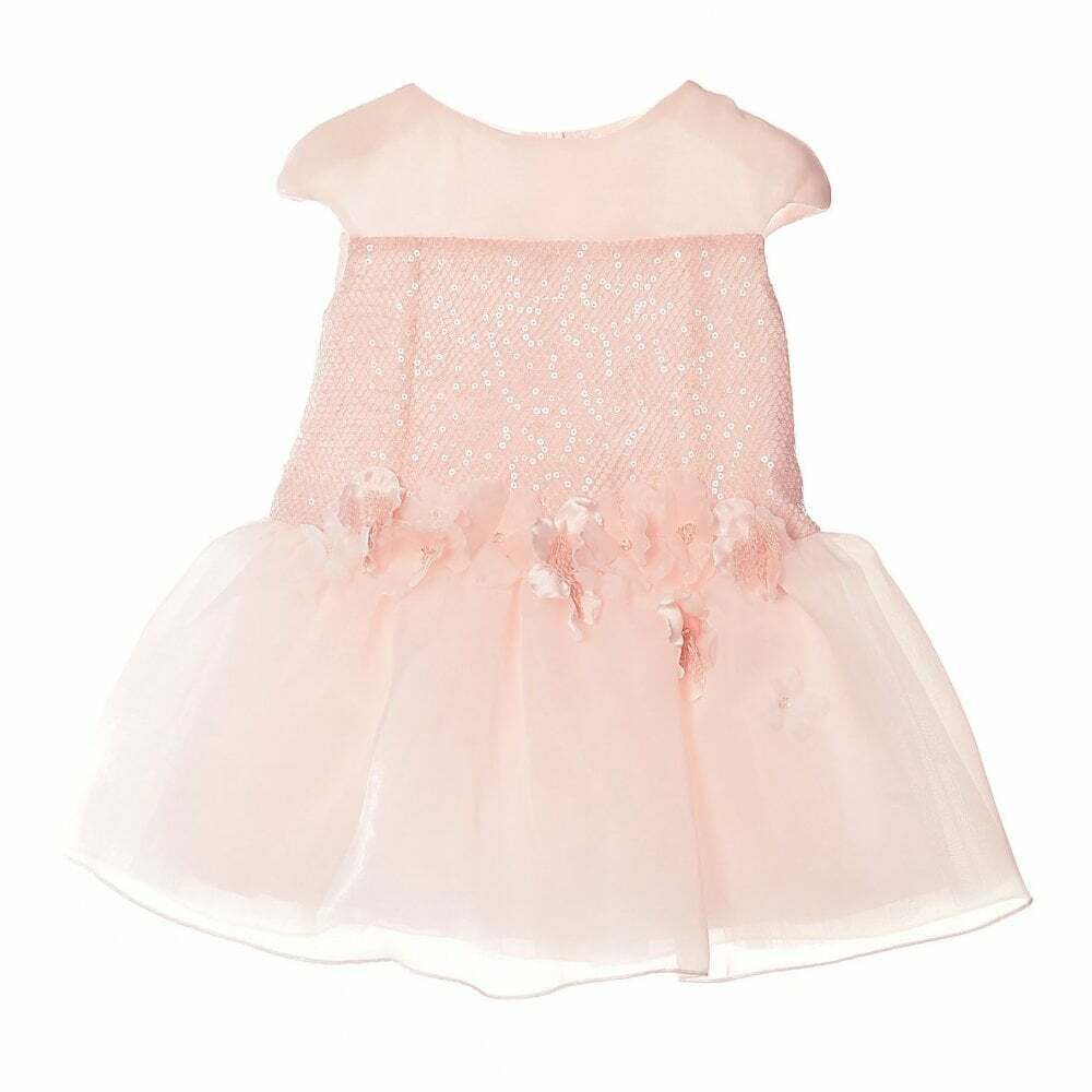 Organza pink dress hot sale