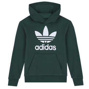 Green Logo Hooded Top