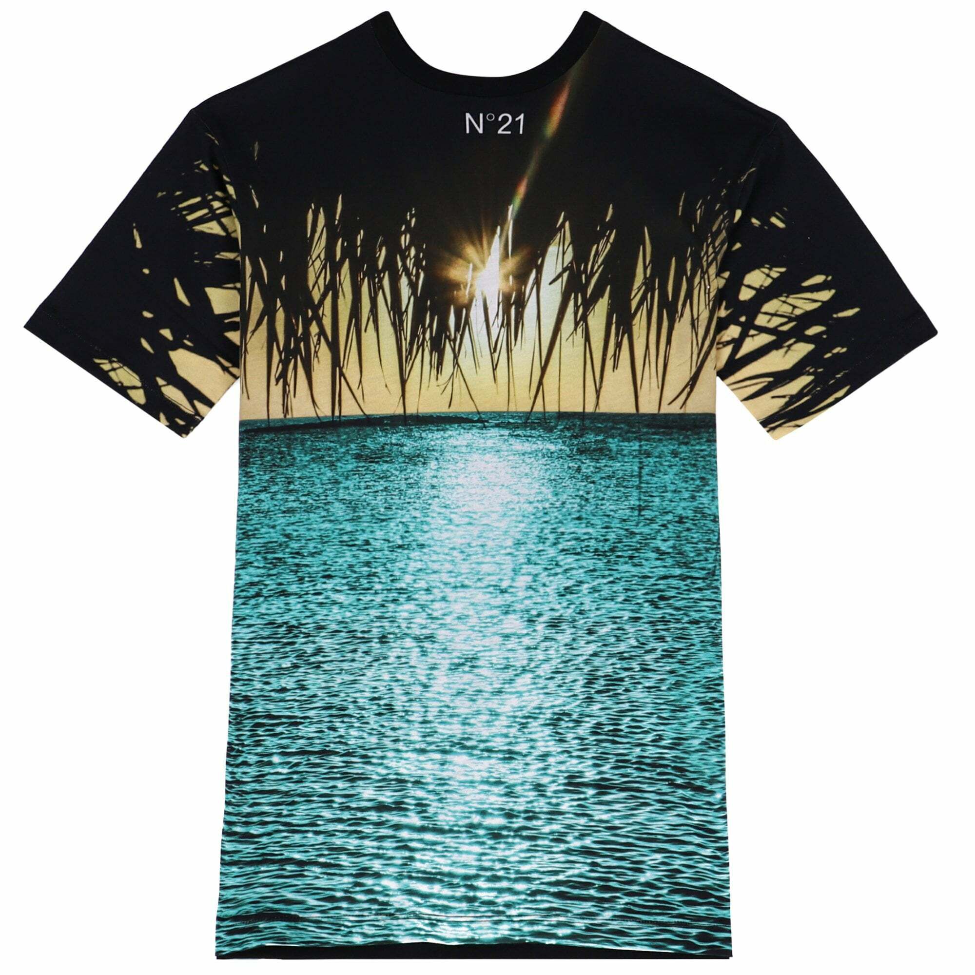 N 21 Girls Beach Print T Shirt Dress Junior Couture UAE