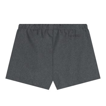 Grey Logo Baby Shorts