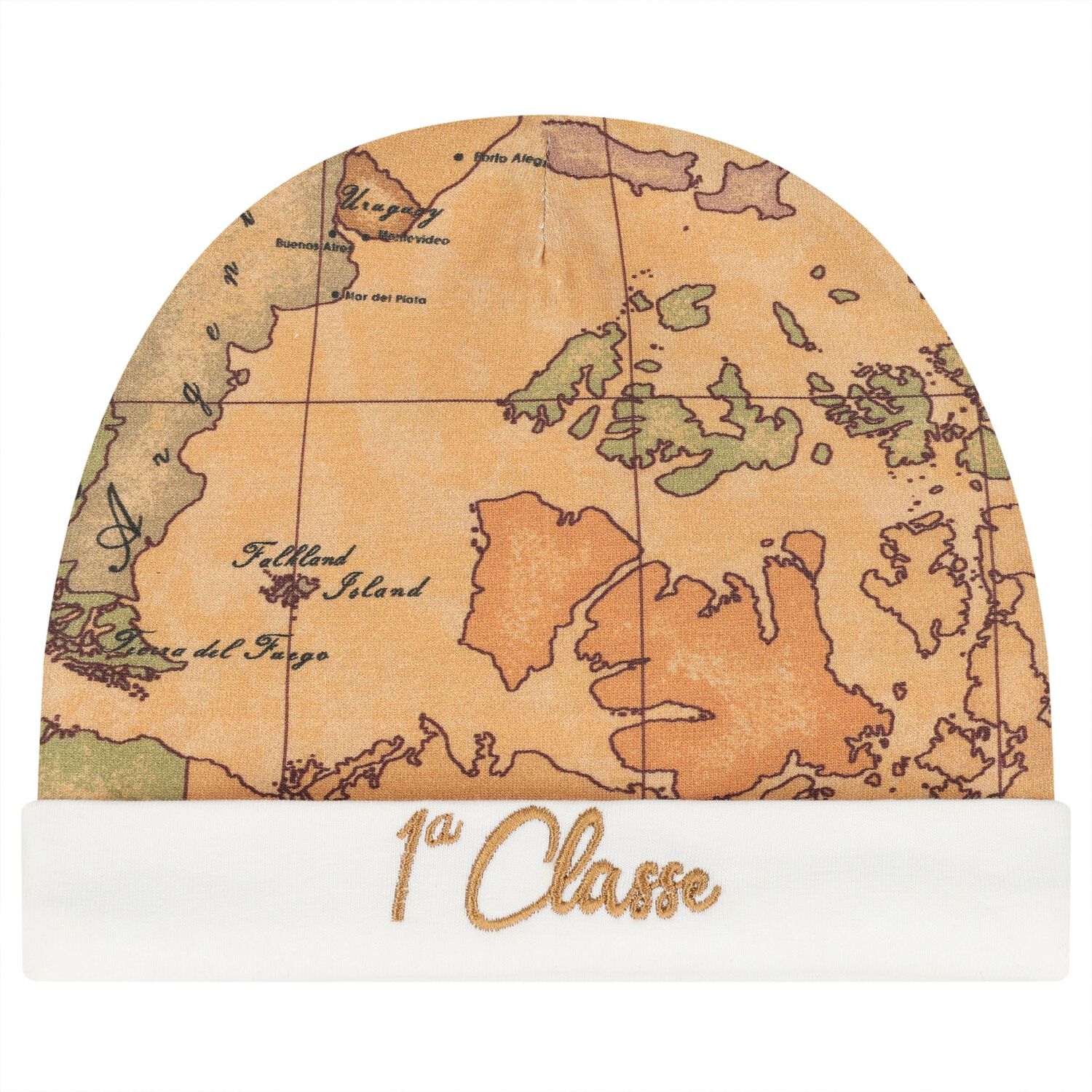Ivory & Beige Geo Map Babygrow Gift Set, 2, hi-res