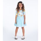 Girls Blue Tutu Dress, 1, hi-res