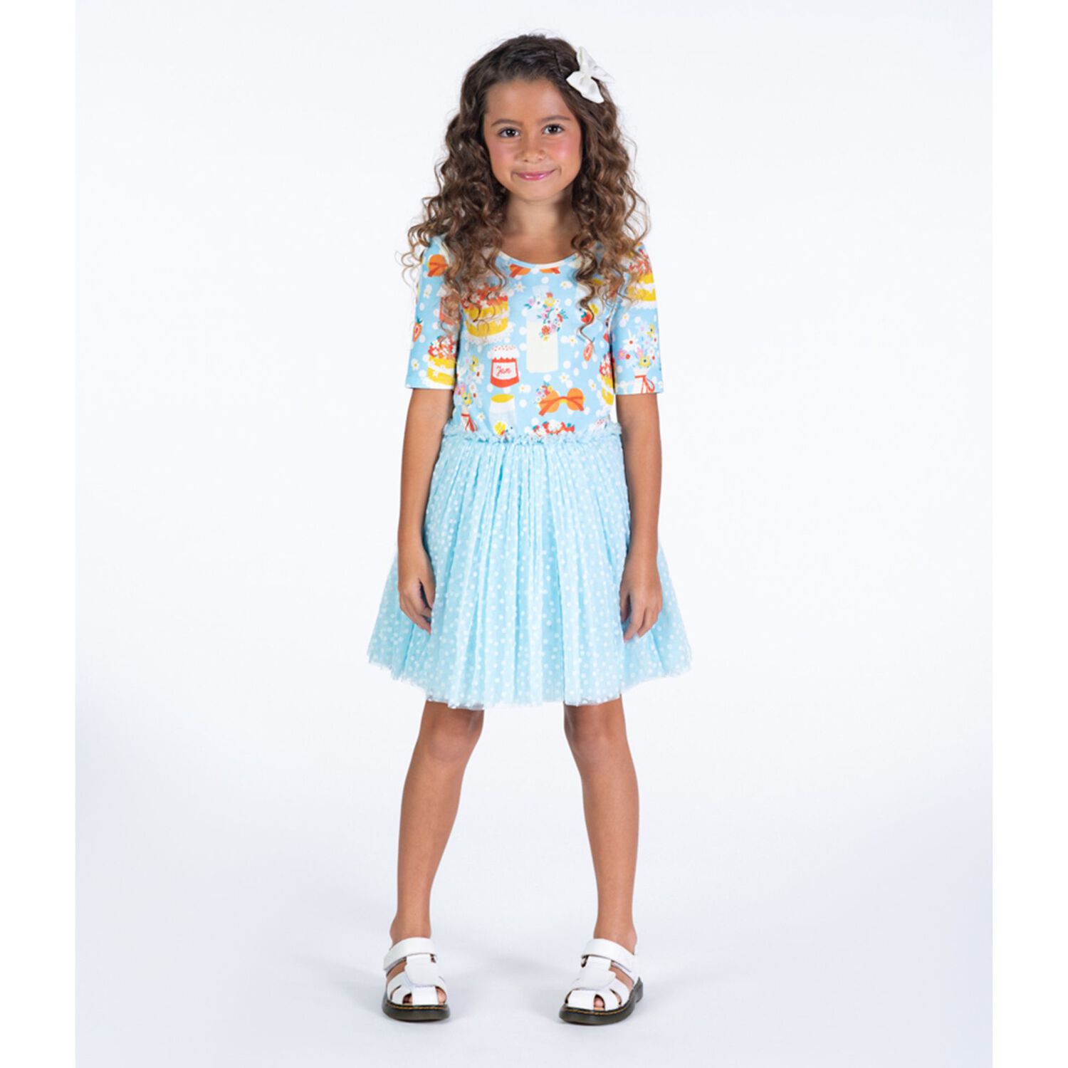 Girls Blue Tutu Dress, 1, hi-res image number null