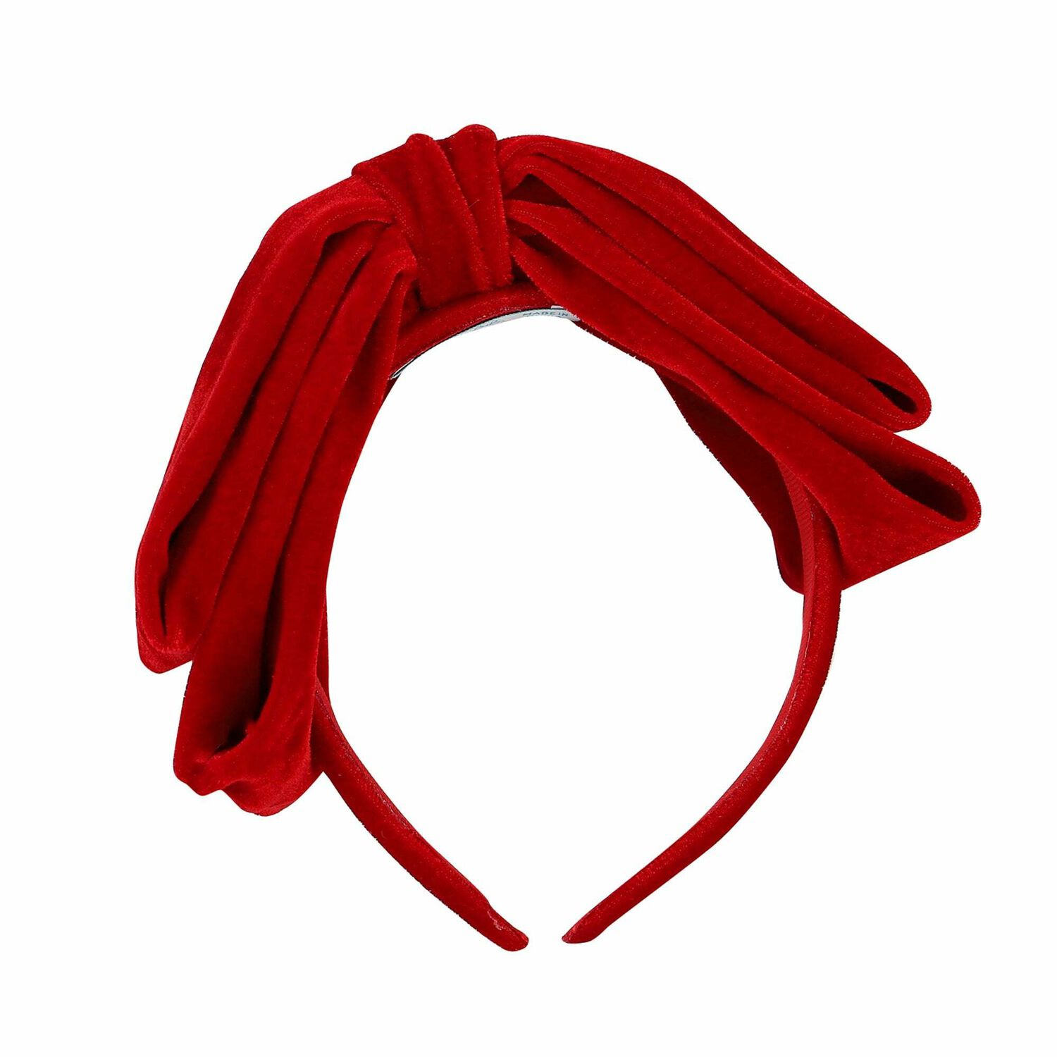 طوق شعر بفيونكة باللون الأحمر, 2, hi-res image number null